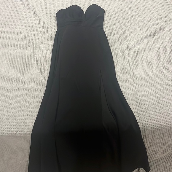 Azazie strapless stretch crepe mermaid dress - Picture 4 of 7